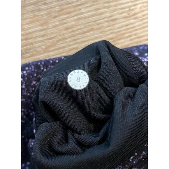 Lululemon Train Times 7/8 Pant 25" Crystalline Multi Black Leggings Womens 8 - Picture 3 of 3
